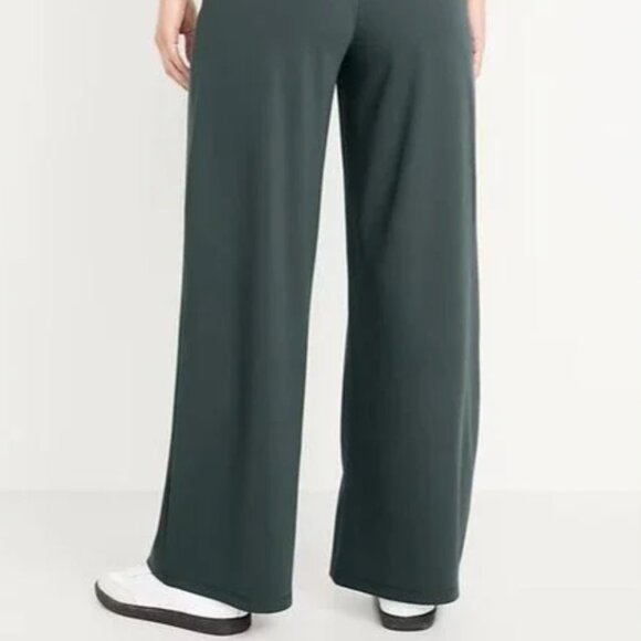 Old Navy High Waisted Powersoft Trousers - XL - Dark Ivy - Excellent Condition - Picture 4 of 4